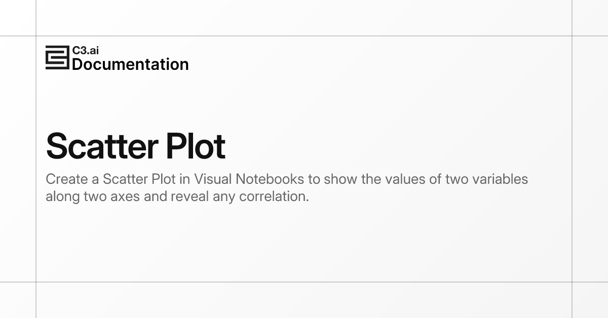 Scatter Plot | C3 AI Documentation