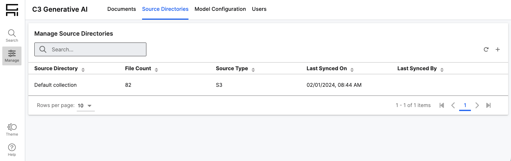 Add a new source directory