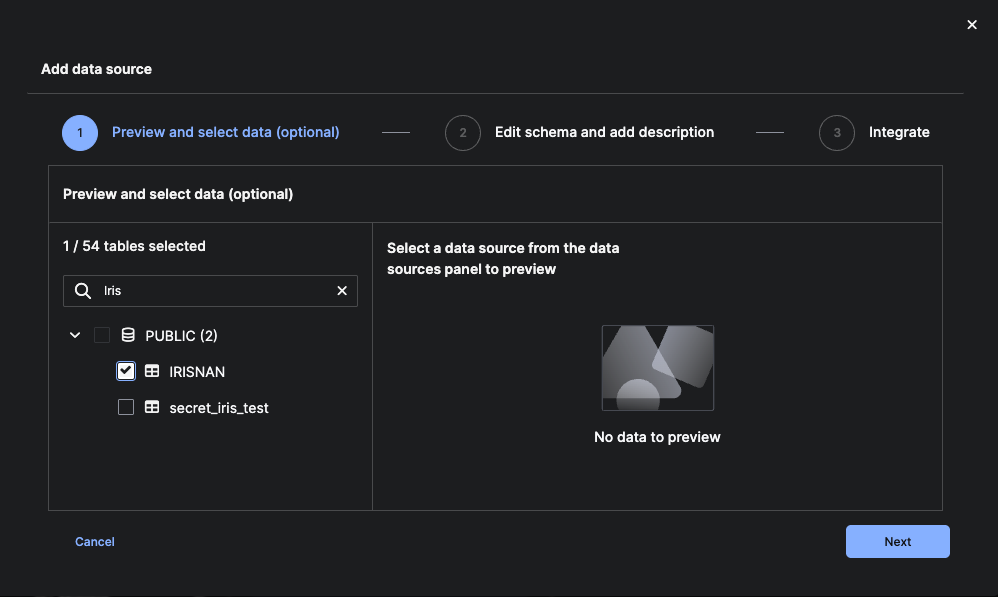 Add Data Source