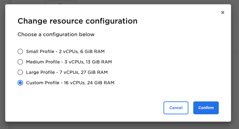 New Resource Profile