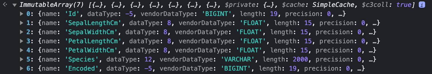 sourceDataTypesBigQuery