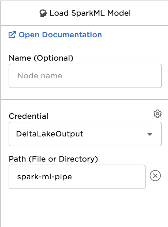 Example output