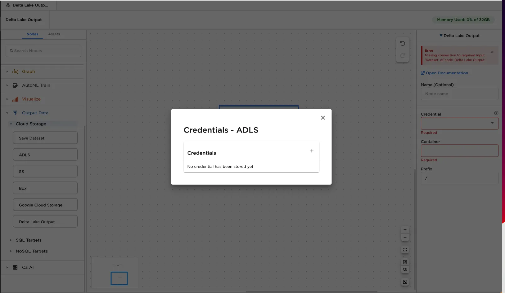 Add new credential