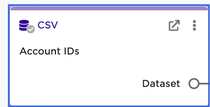 AccountID CSV Node