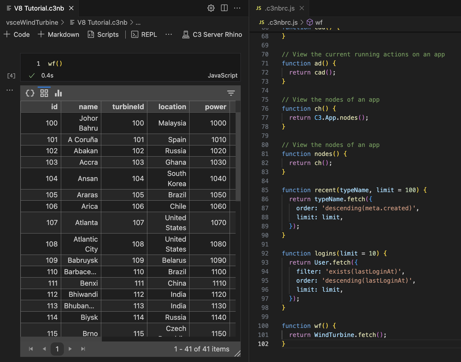 Using a custom function in scripts
