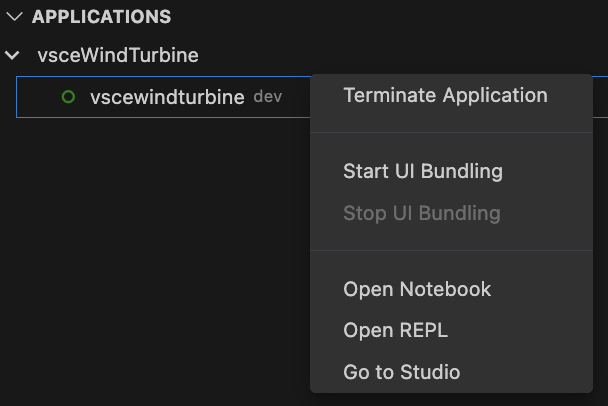 Creating a notebook from app explorer