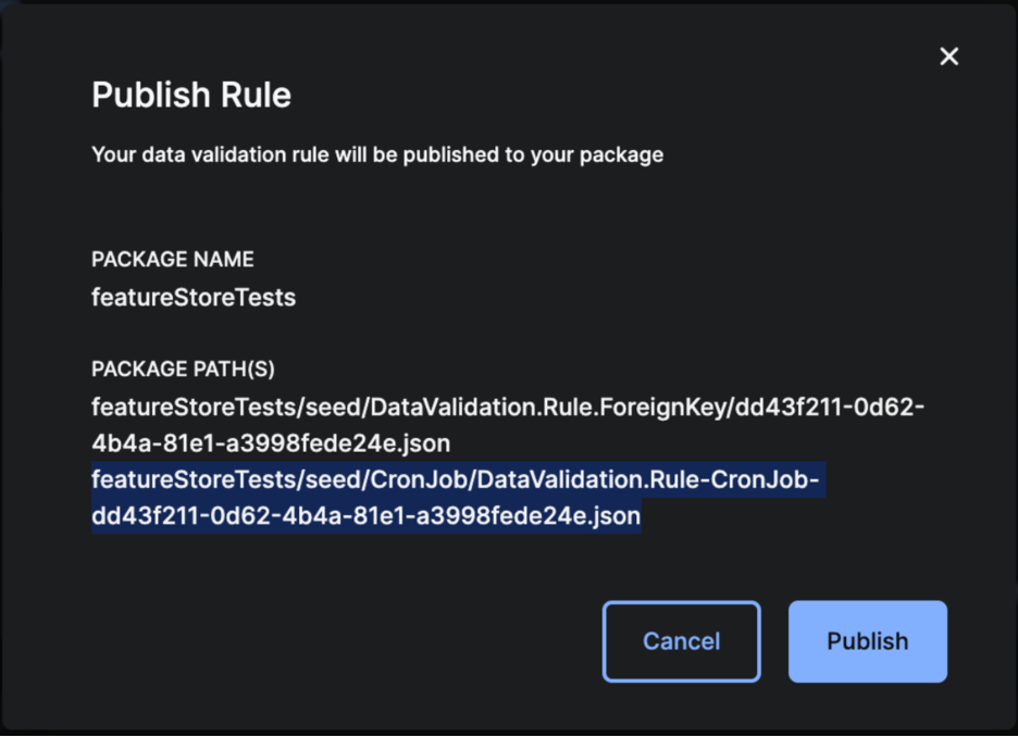 Publish in Developer Mode