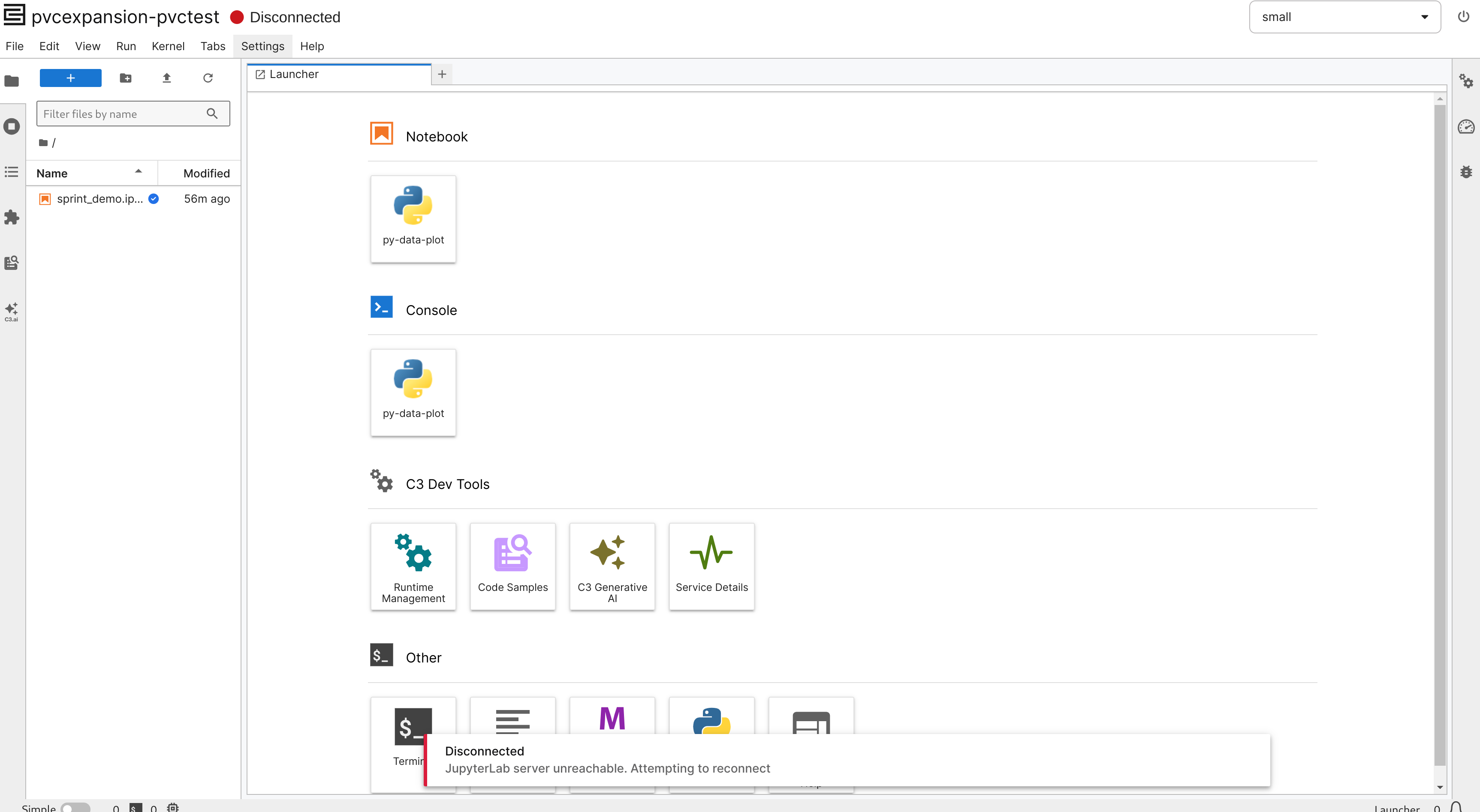 Internet disconnected banner