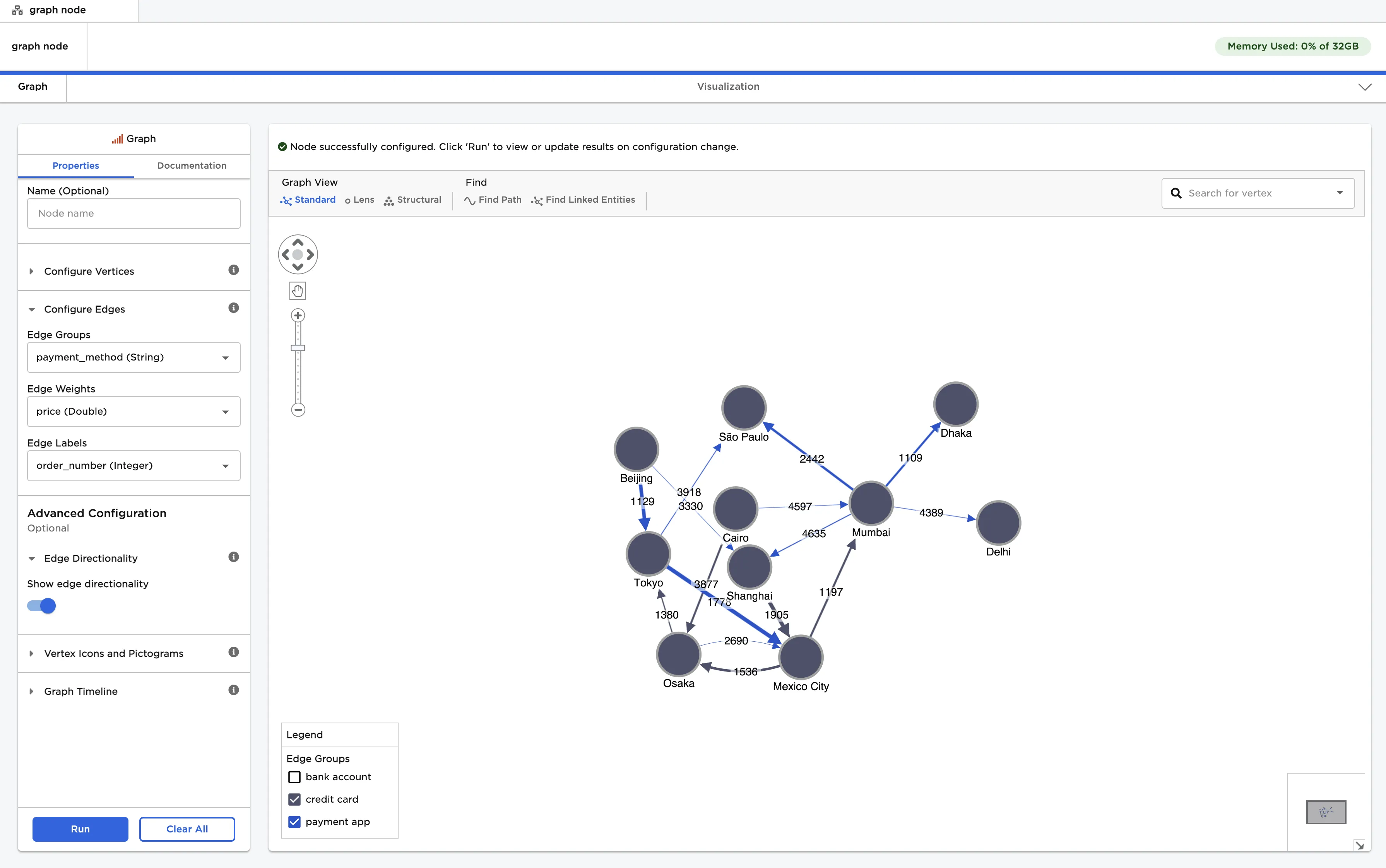 Example edge configuration
