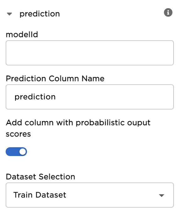 Configuration sidebar