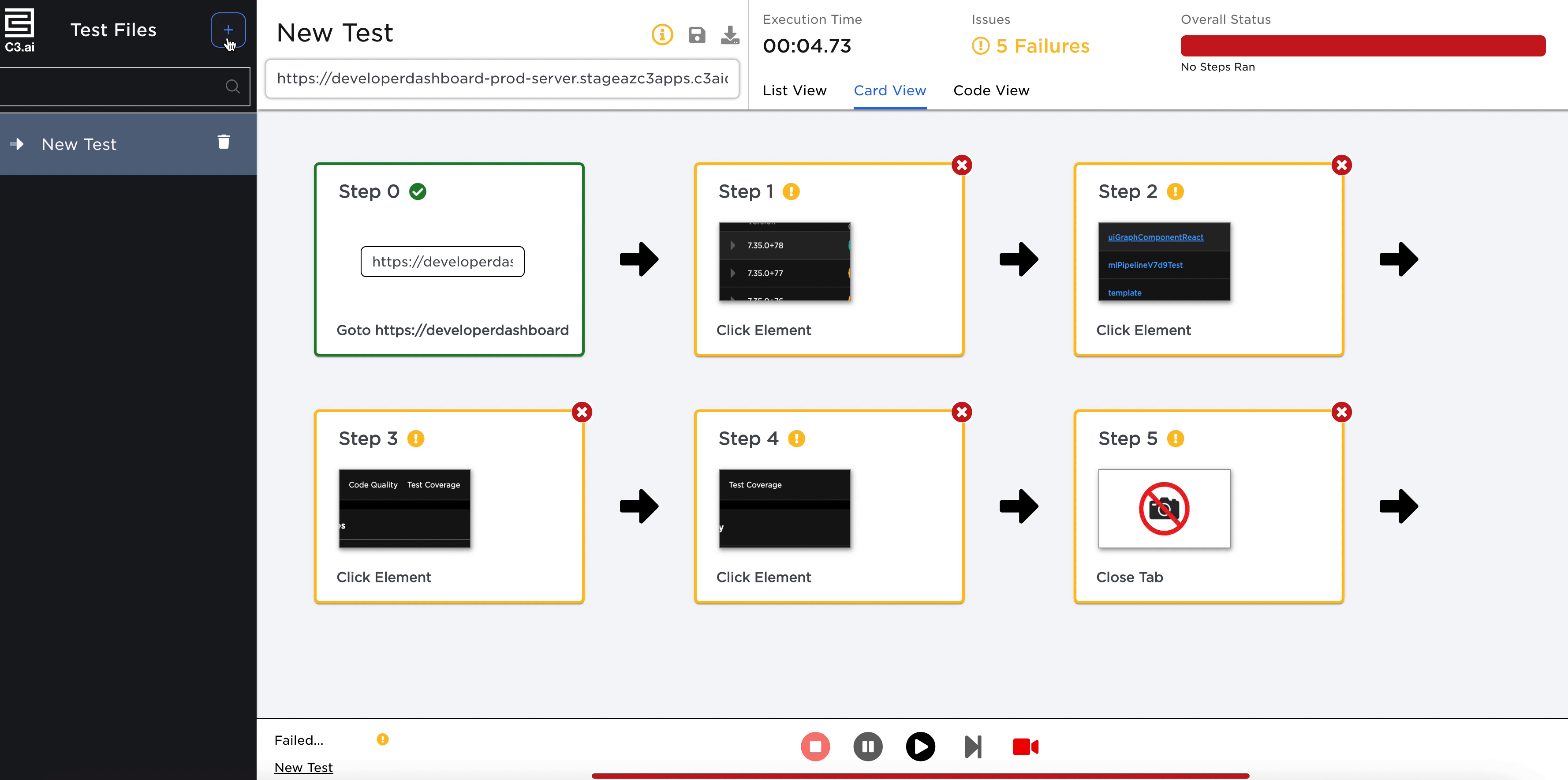 Zephyr Test Structure