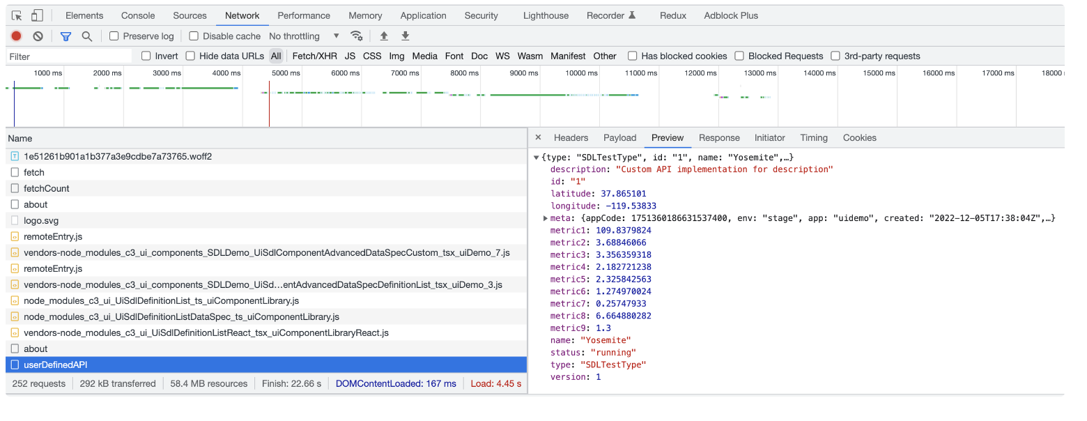 dataspec custom fetch result