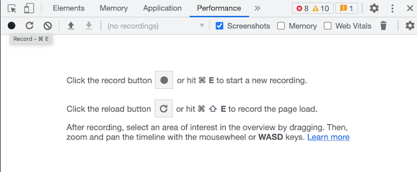 record a profiling session