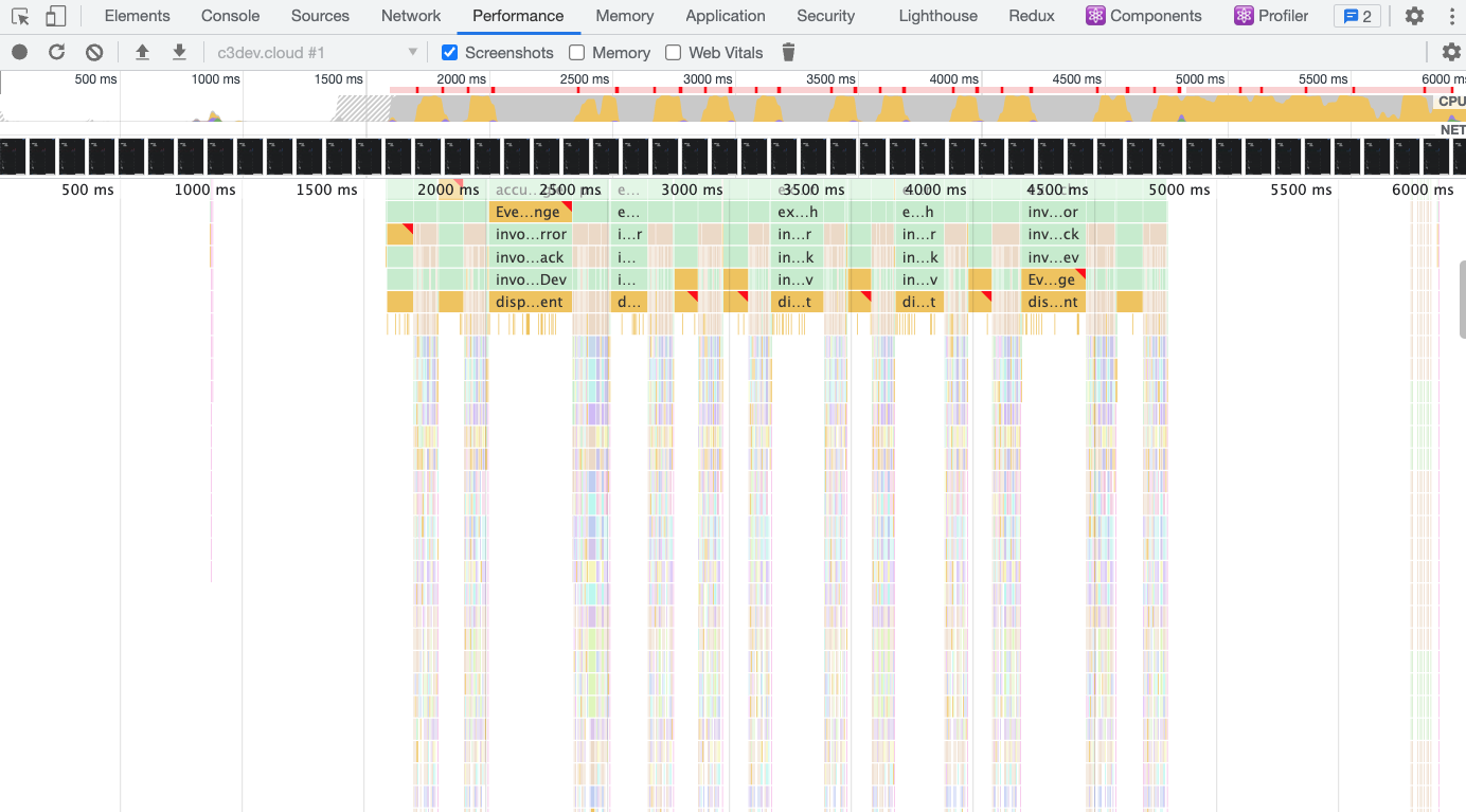 record of a bad session